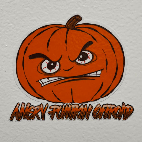 Angry Pumpkin Decal